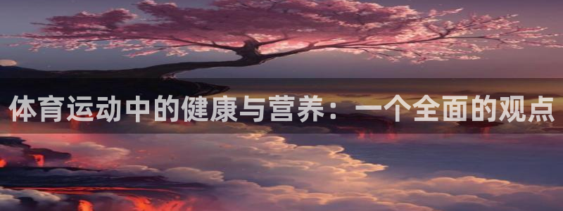 风速体育官网：体育运动中的健康与营养：一个全面的观点